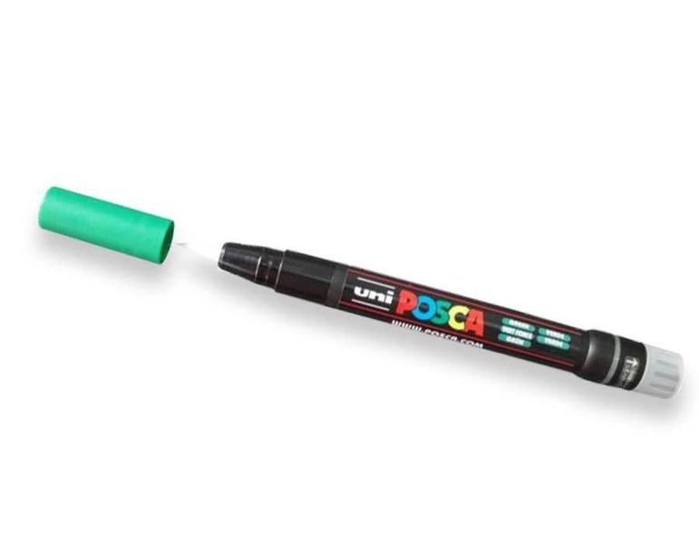 Imagem de Caneta Uni-Ball Posca Brush Pcf-350 - Verde