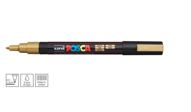 Imagem de Caneta Uni Posca Pc-3m Gold