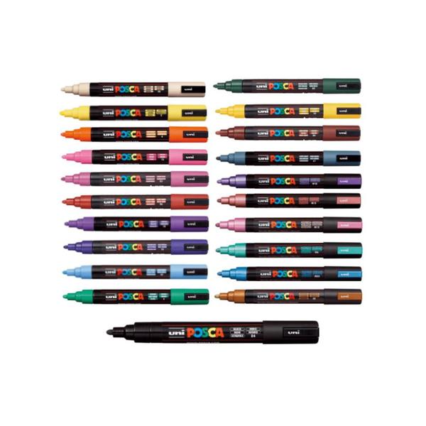 Caneta Uni Posca PC-5M - Uni-ball Imagem de Caneta Uni Posca PC-5M