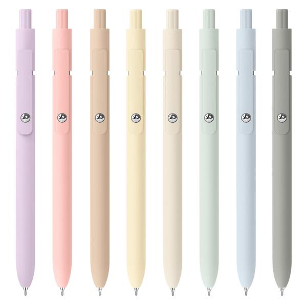 Canetas de gel Donyang de 0,5 mm de tinta preta de ponta fina, conjunto de 8 Imagem de Canetas de gel Donyang de 0,5 mm de tinta preta de ponta fina, conjunto de 8
