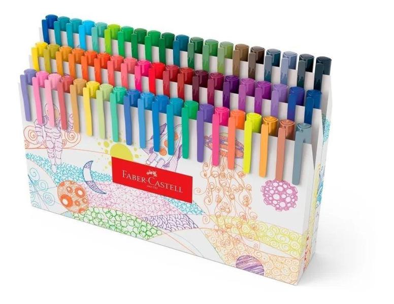 Imagem de Canetas Fine Pen Colors 60 Cores Es60zf Faber Castell - Faber-Castell