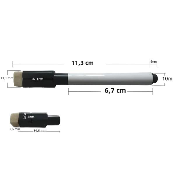 Imagem de Canetas Magnéticas Coloridas para Quadro Branco - Conjunto com 8 Peças e Borracha Embutida