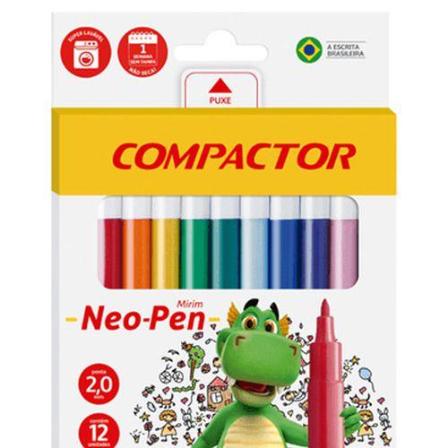 Imagem de Canetinha Hidrográfica Durável Lavável Compacto Neo Pen 12un