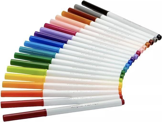 Imagem de Canetinhas Laváveis Super Tips 20 Cores - Crayola 3+ anos