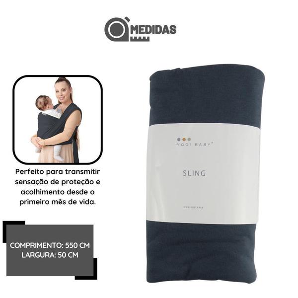 Imagem de Canguru De Pano Sling Midnight Blue - Yogi Baby