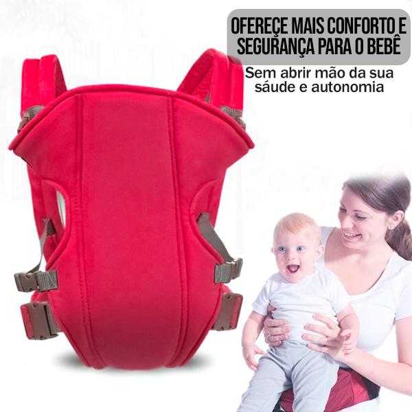 Imagem de Canguru Porta Bebê 3 até 18 meses P/ Passeio Viagens e Tarefas domesticas Banco De Cintura Bebes Infantil Carrier Abraço Dianteiro E Traseiro De Uso