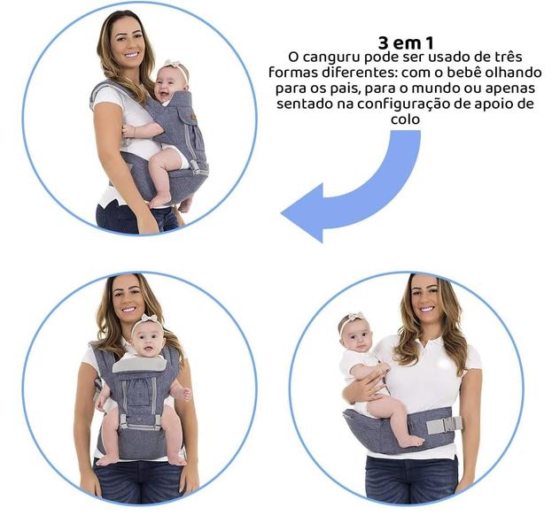 Imagem de Canguru Seat Line KaBaby Jeans