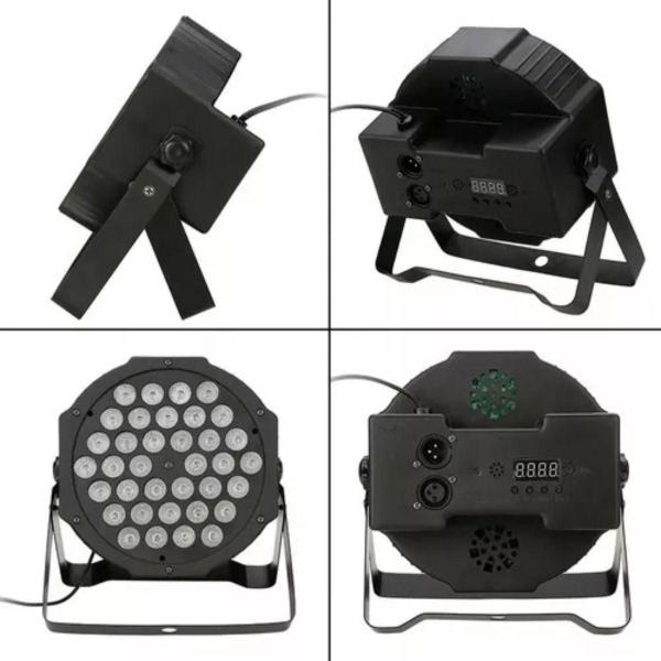 Canhão 36 Led Iluminação 110/220V Para Eventos Sociais - Black Watch Imagem de Canhão 36 Led Iluminação 110/220V Para Eventos Sociais