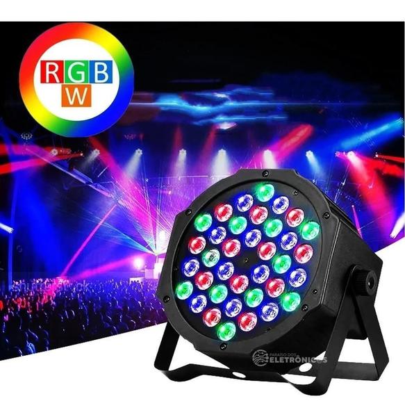 Imagem de Canhão 36 Leds 30W Colorido E Strobo Flash Profissional