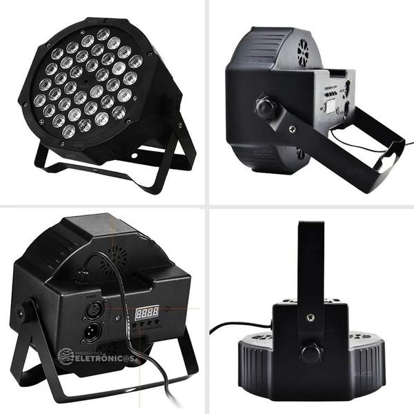 Imagem de Canhão 36 Leds 30W Colorido E Strobo Flash Profissional