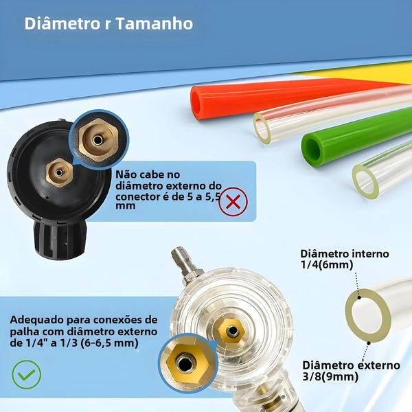 Imagem de Canhão De Espuma Cortável Colorido De 24 Cm Com Bola De Filtro De Aço Inoxidável Para Lavagem De