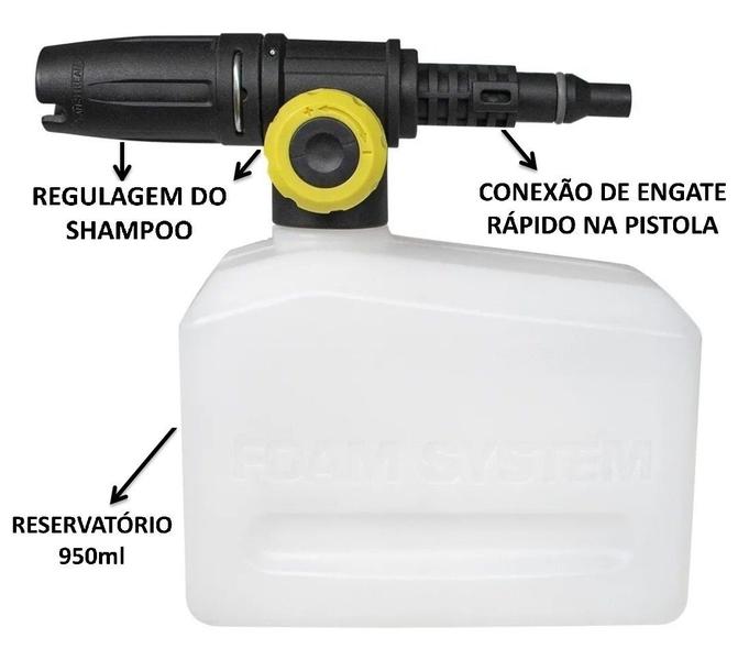 Imagem de Canhão Espuma Snow Foam Lavor Best 2000 Compressor Lavadora Alta Pressão