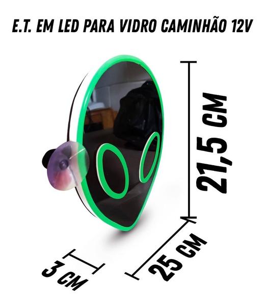 Imagem de Canhão Et Neon Led Corujinha Coruja Caminhão 12v