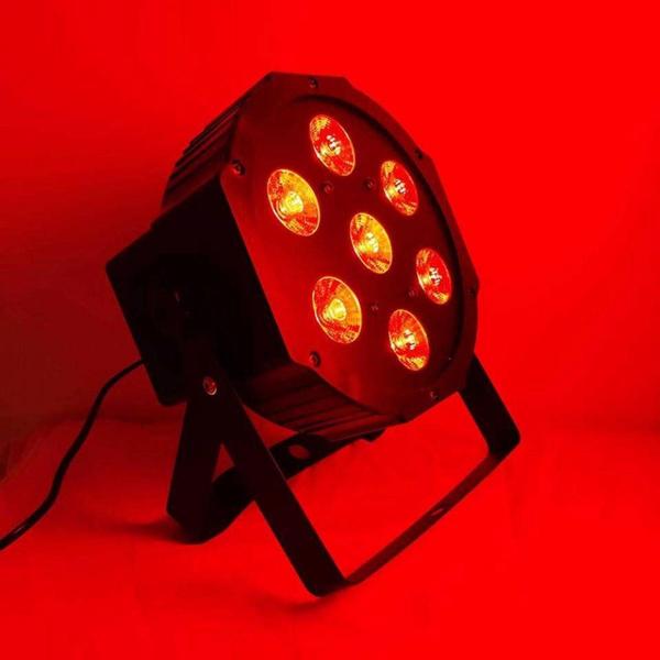 Imagem de Canhão Jogo De Luz 7 Leds Rgb 80w Efeito Strobo Potente Bivolt DS3854