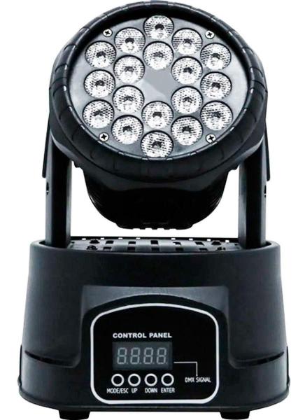 Imagem de Canhão Jogo De Luz Moving Head 18 Leds Profissional Lk-294