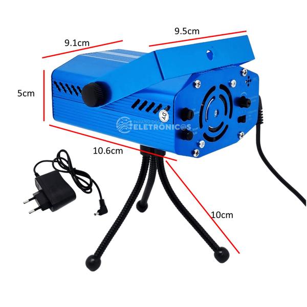 Canhão Laser Projetor Raios Holográfico Luz Led Pontilhados Com Sensor DY8635 - Dylan Imagem de Canhão Laser Projetor Raios Holográfico Luz Led Pontilhados Com Sensor DY8635