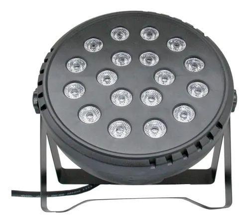 Imagem de Canhão Led Dj Luz 16x1 Iluminação Profissional Balada festa Strobo 18 Leds Bivolt 7 Canais