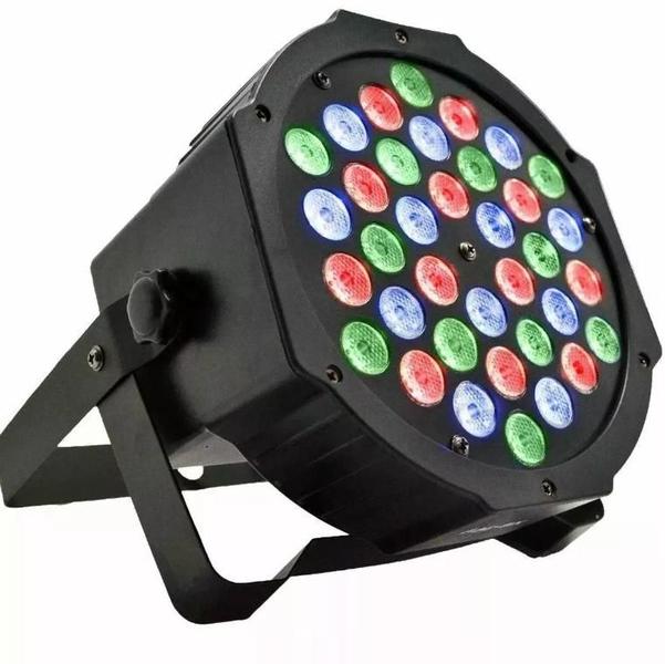 Imagem de Canhão Led Projetor Rgbw 36 Leds Dmx Bivolt Sensível Ao Som