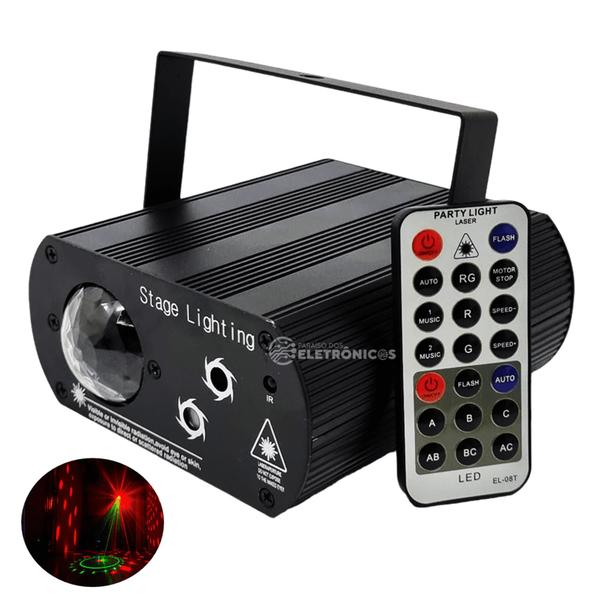 Imagem de Canhão Raio Laser Holográfico Jogo De Luz RGB Com Controle Alta Qualidade TB1659BR