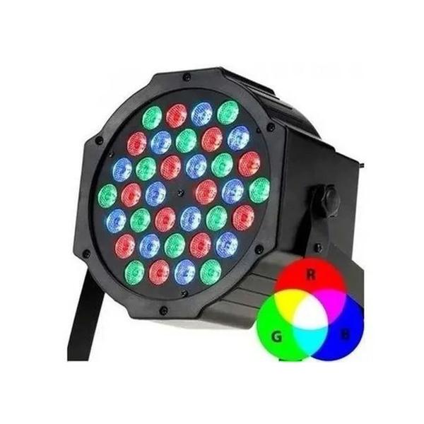 Imagem de Canhão Refletor 36 Led Festa Show Rgb Bivolt 36w Mini Flat HL-36P