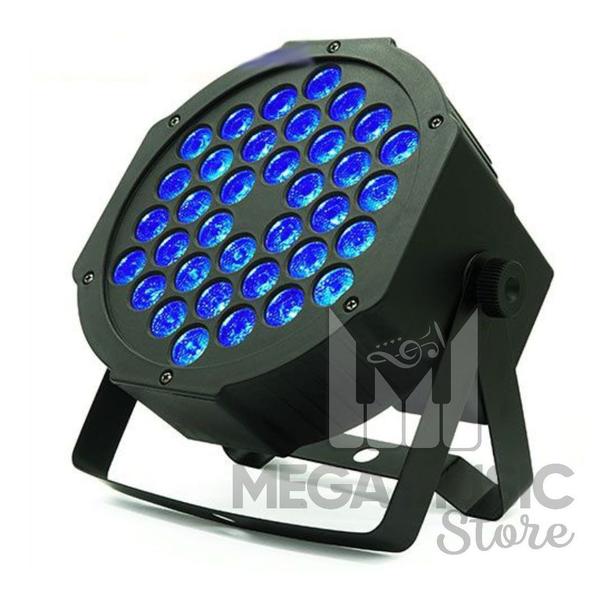 Imagem de Canhão Refletor Led Par 64 Rgb Triled 36 Leds 3w Dmx Bivolt