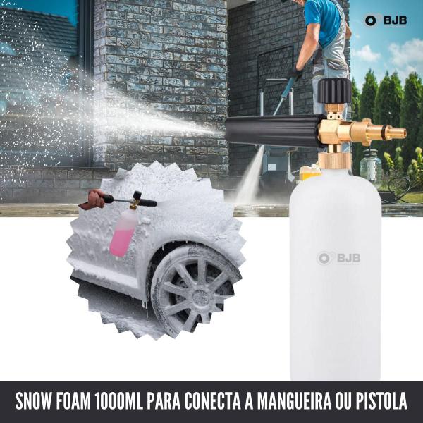 Imagem de Canhão Snow Foam Para Wap Atacama Black 2200 + Pulverizador