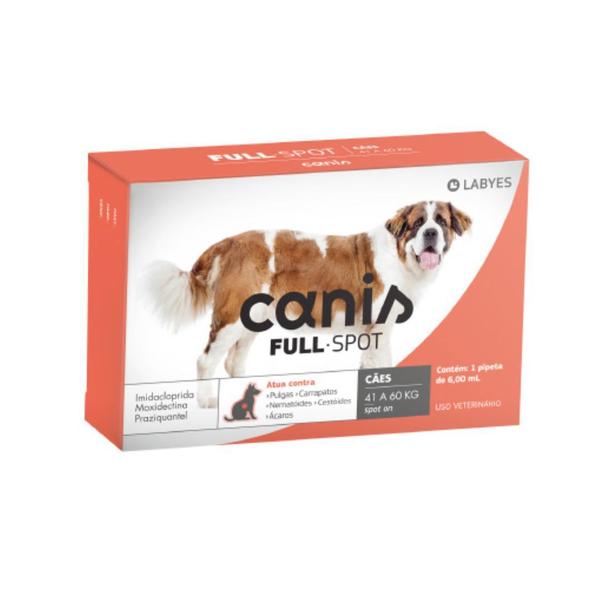 Imagem de Canis FullSpot Cães 41 a 60kg Antipulga Pipeta