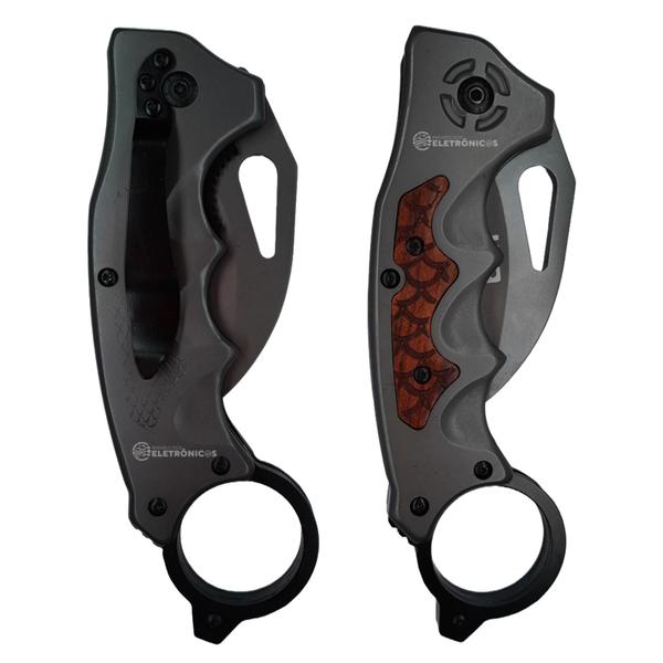 Canivete Automático de Bolso Discreto com trava TB1759 TB1716 1733