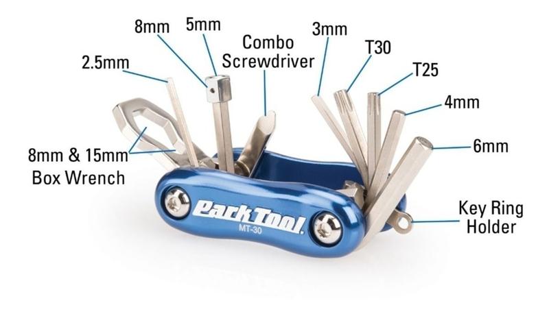 Imagem de Canivete Com Ferramentas Bike Park Tool  MT-30 12 Funções