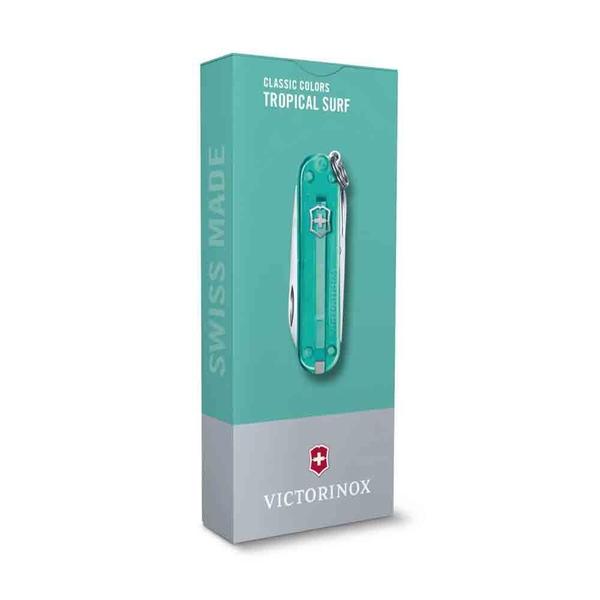 Canivete de Bolso Pequeno Victorinox Classic SD Translúcido Imagem de Canivete de Bolso Pequeno Victorinox Classic SD Translúcido