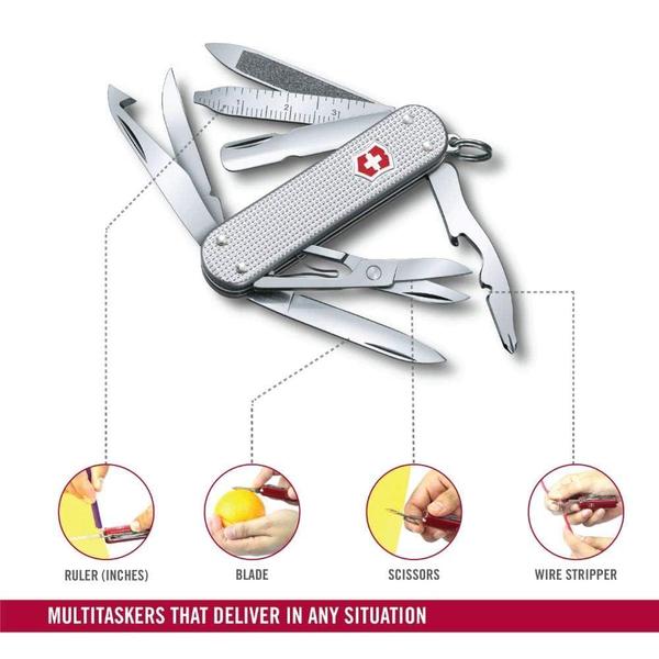 Imagem de Canivete de bolso Victorinox Mini Champ Alox 15 Functions Silver