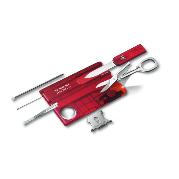 Imagem de Canivete de bolso Victorinox SwissCard Lite Rubin Transparente