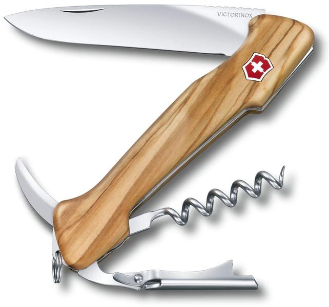 Imagem de Canivete de bolso Victorinox Wine Master Olive Wood 13 cm com bolsa