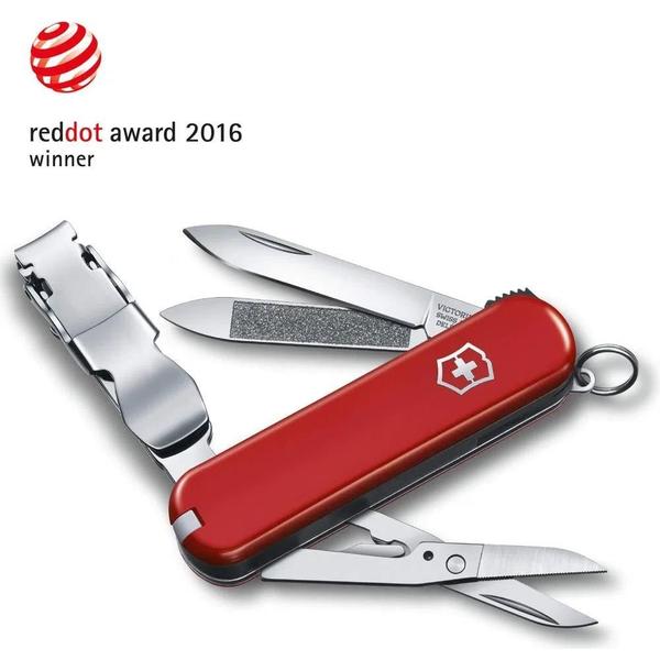 Imagem de Canivete Nailclip 580 8 Funções Vermelho Victorinox