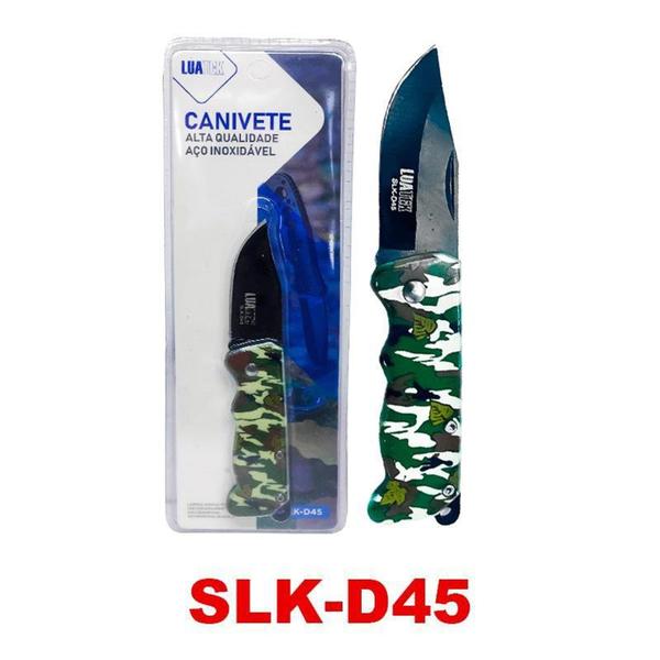 Imagem de Canivete Retrátil de Bolso Camuflado Luatek SLK-D45