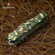 Imagem de Canivete Suíço Huntsman Victorinox Camuflagem 15 funções Original 1.3713.94