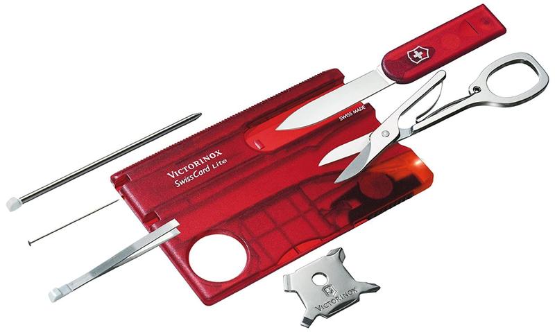 Canivete suíço Victorinox Swiss Card Lite 13 funções Imagem de Canivete suíço Victorinox Swiss Card Lite 13 funções