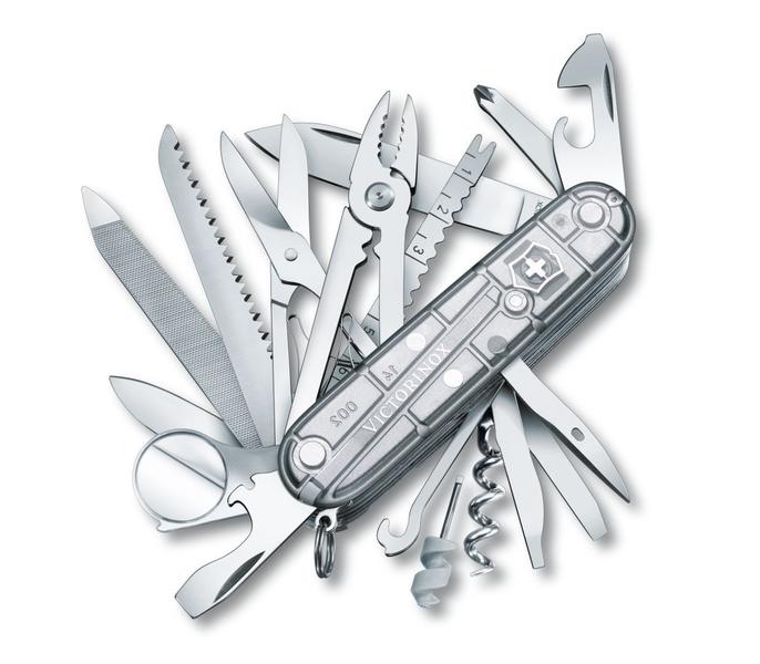 Imagem de Canivete Suíço Victorinox Swisschamp Silvertech 31 funções Original.