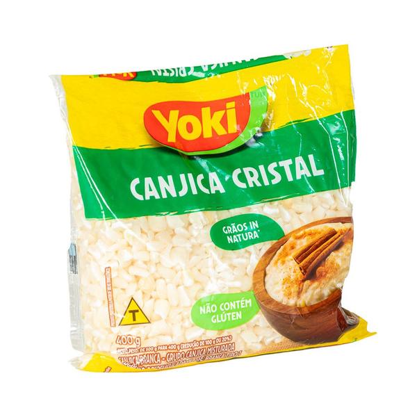 Canjica Branca Cristal Tipo 1 YOKI 400g Imagem de Canjica Branca Cristal Tipo 1 YOKI 400g