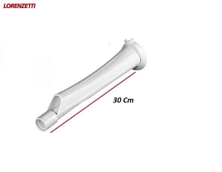 Imagem de Cano braço de duchas chuveiro 30cm lorenzetti