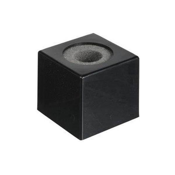 Imagem de Canopla de Acrílico Para Microfone Modelo Universal - Modelo Quadrada (Cubo) e Preta