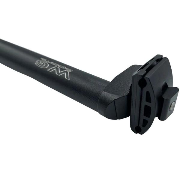 Canote Selim Alumínio 26.8x350 Carrinho Bicicleta Bike Preto - WG SPORTS Imagem de Canote Selim Alumínio 26.8x350 Carrinho Bicicleta Bike Preto