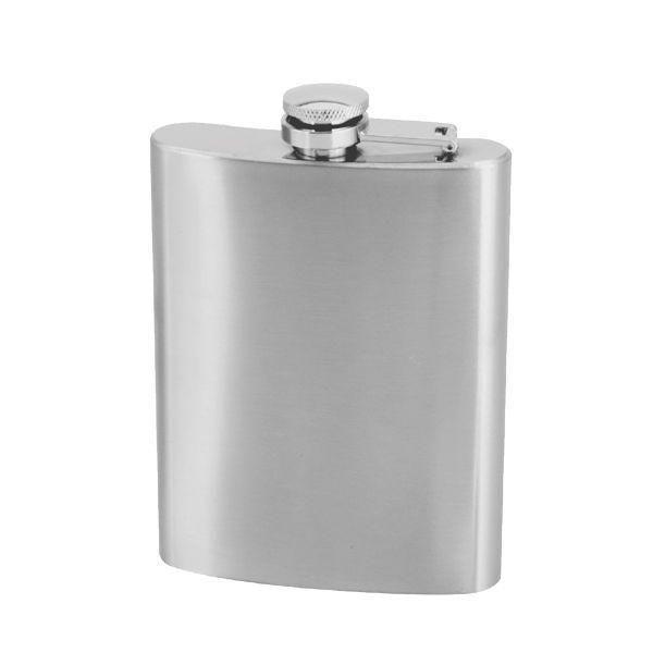 Imagem de Cantil Bolso Porta Bebida Aço Inox Whisky Vodka Rum 200 Ml