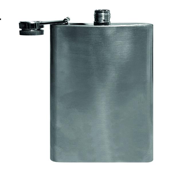 Imagem de Cantil de Bolso Aço Inox Porta Bebidas 255ml Whisky Vodka Portátil