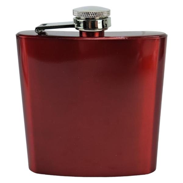 Imagem de Cantil de Inox na Cor Vermelho 180mL