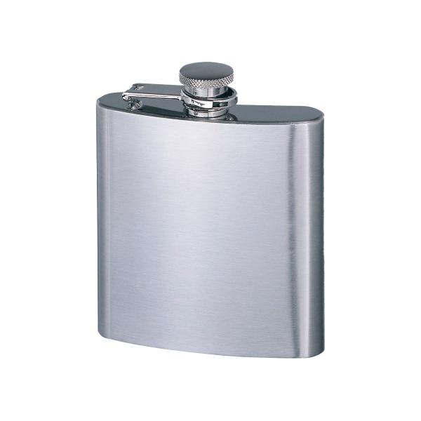 Imagem de Cantil Inox Frasco 230ml Garrafa Whiskeira Bolso Bar Cor Prateado Hz-01-0880