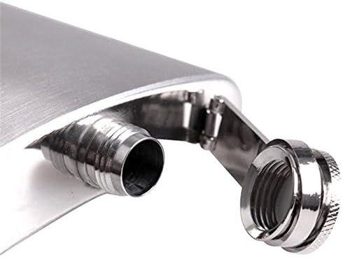 Cantil Porta Bebida De Bolso 230ml Inox - Wincy Imagem de Cantil Porta Bebida De Bolso 230ml Inox