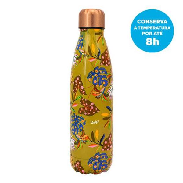 Imagem de Cantil térmico retrô 500 ml flor (e ser) uatt