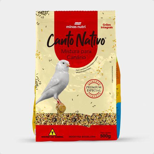 Imagem de Canto Nativo Mistura Para Canário Ração Premium - 500 G