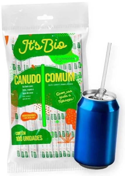 Imagem de Canudo Bebidas, Sucos E Refri It'S Bio Biodegradável 100Un